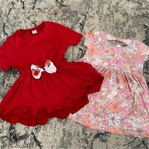 Set of 2 Girls Dresses Size 8-9